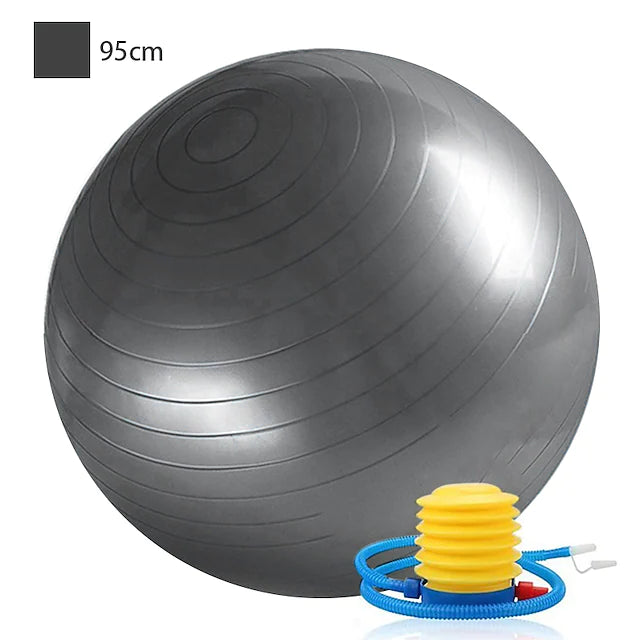 95cm Exercise Ball / Yoga Ball Professional Extra Thick Anti Slip Durable PVC Support