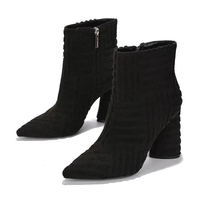 Women's Boots Plus Size Heel Boots Outdoor Booties Ankle Boots Winter