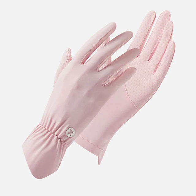 Summer Gloves for Women , Non-Slip Anti-UV Breathable Gloves