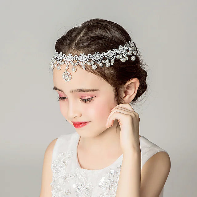 Kids Baby Girls' Jewelry Headwear Style Super Fairy Headband Necklace