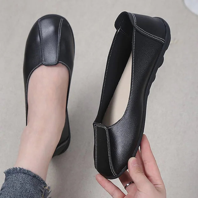 Women's Flats Plus Size Daily Flat Heel Round Toe Casual Walking Shoes