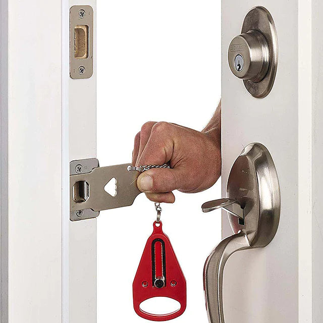 Portable Door Lock Travel Hotel Door Stopper Self-Defense Door lock Anti Theft