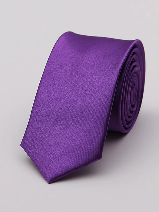 Men's Classic Casual Slim Plain Neckwear Necktie narrow tie 5CM