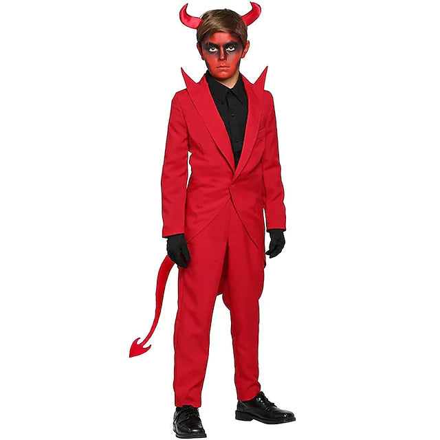 Devil Bull Demon Party Costume Costume Kid's Boys Cosplay Halloween Performance