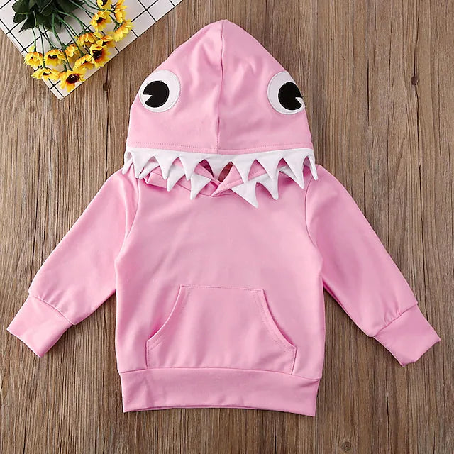 Girls' Hoodie Graphic School Long Sleeve Pocket Adorable Cotton 3-7 Years Winter Pink / Fall