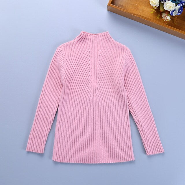 Kids Girls' Sweater Solid Color School Long Sleeve Active 2-13 Years