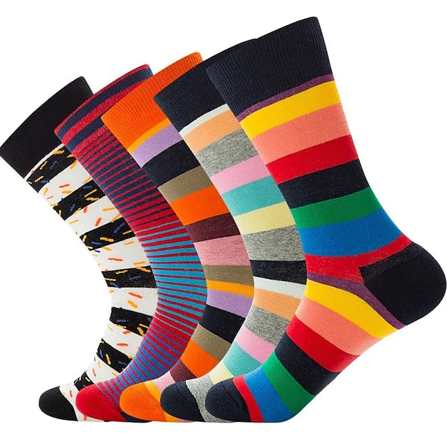 Fashion Novelty Men's Socks Colorful