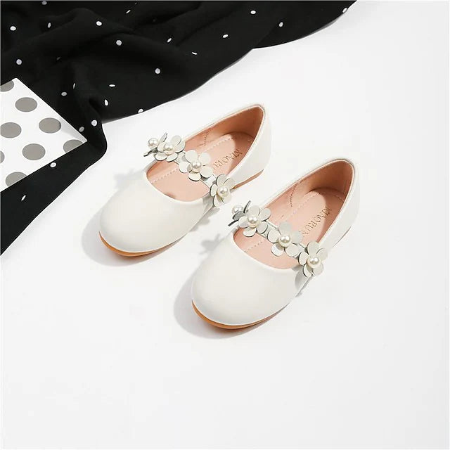 Girls' Flats Daily Dress Shoes Mary Jane Flower Girl Shoes Synthetics