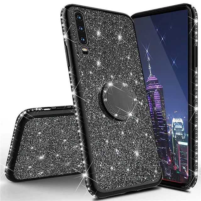 3D Diamond Glitter Bling Soft TPU Cover Phone Case For Huawei P30 Pro Lite P20 Pro