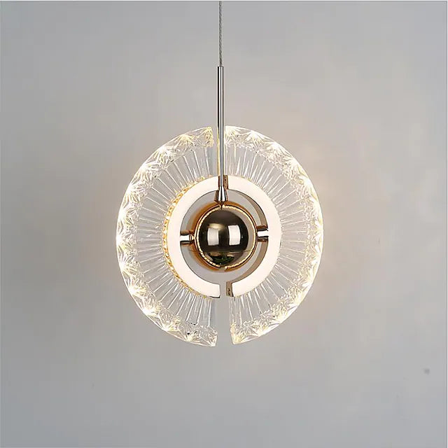 LED Pendant Light Bedside Light 18cm Island Light Acrylic Anodized