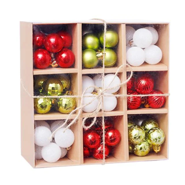 99Pcs Christmas Balls Ornaments for Xmas Tree gift box set - Shatterproof Christmas Tree Decorations Hanging