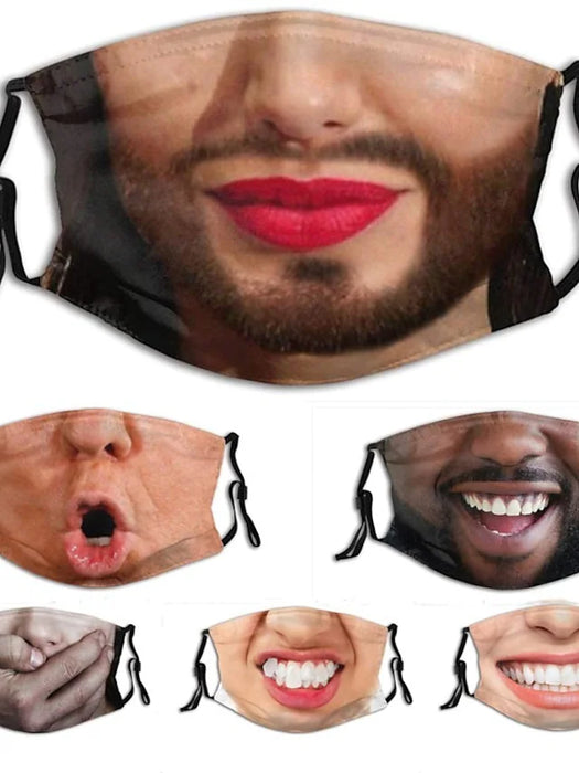 Men's Face cover Cotton Streetwear Home Party