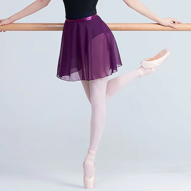 Ballet Skirts Solid Women's Training Performance High Nylon