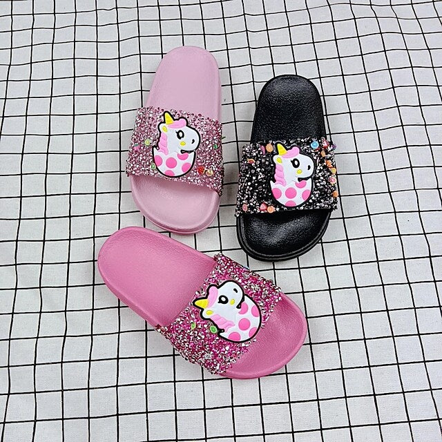 Girls' Slippers & Flip-Flops Daily Glitters Casual PVC Breathability