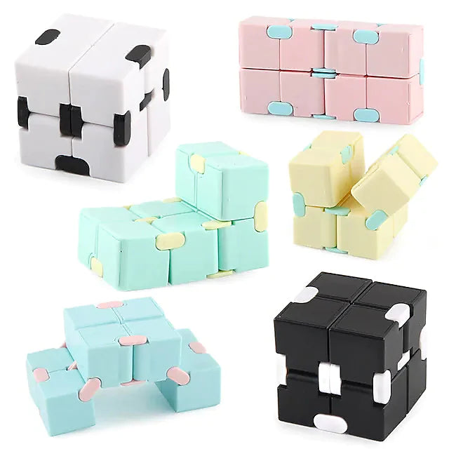 Speed Cube Set 1 pcs Magic Cube IQ Cube 2*2*2 Infinity Cubes Fidget Desk Toy Magic Cube Puzzle Cube Gift Adorable Party FavorToy Gift / Educational Toy