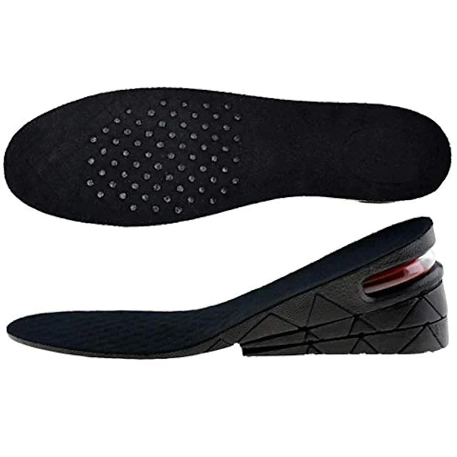 3-layer unisex height high increase shoe insoles lifts shoe pad lift kit air cushion heel