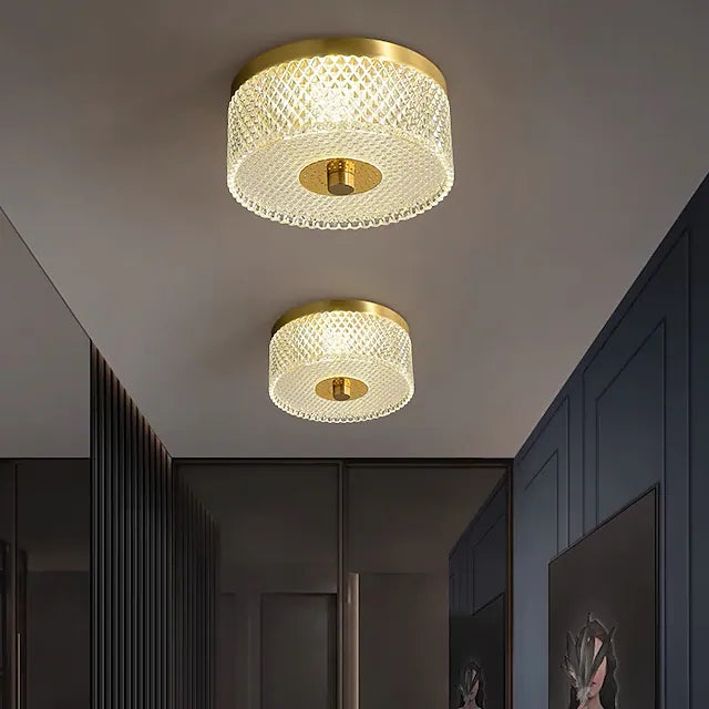 16cm Island Design Ceiling Lights Copper Brass Modern 220-240V