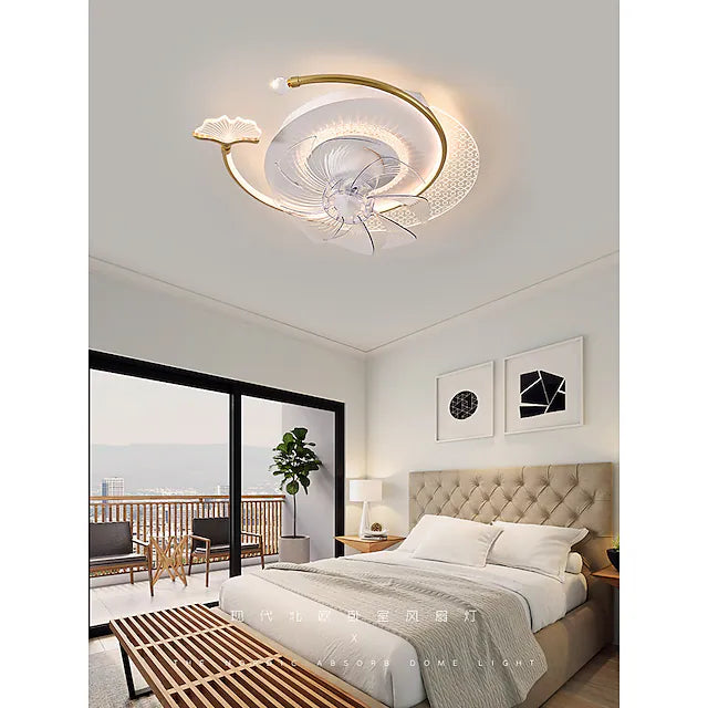 Ceiling Fans with Lights Flush Mount Low Profile Indoor Ceiling Fan,21"