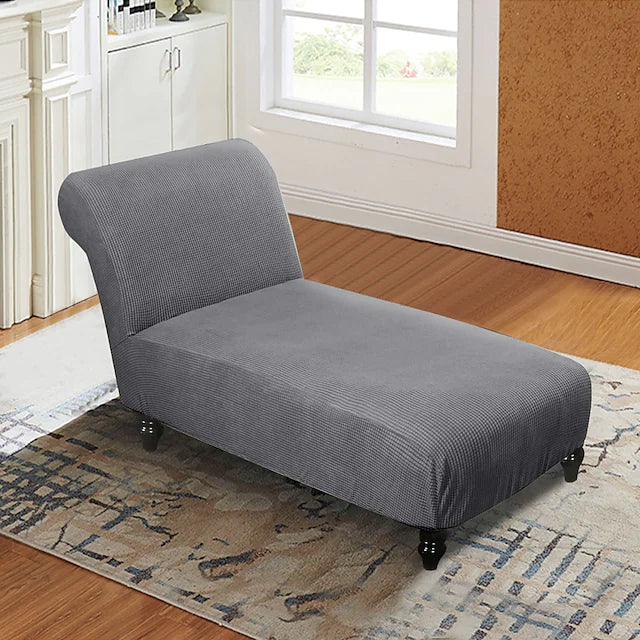 Stretch Chaise Lounge Chair Slipcover Cover Elastic Sectional Couch
