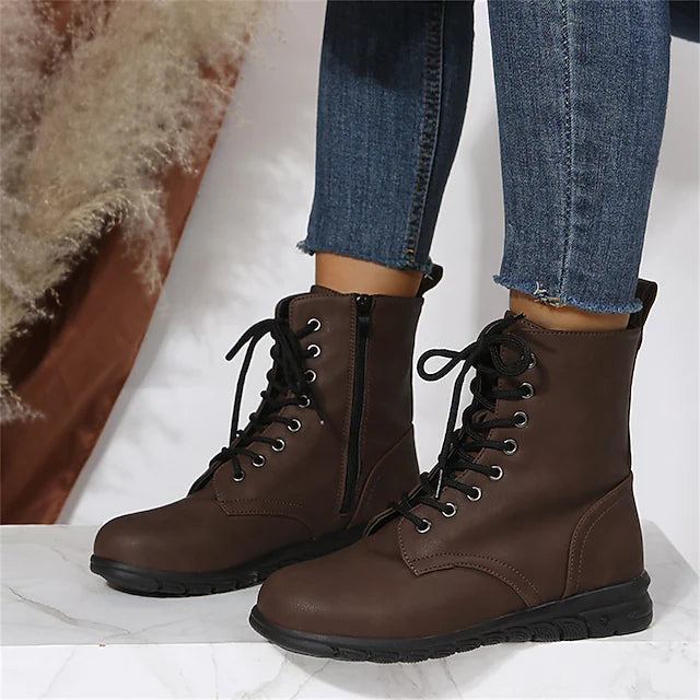 Women's Boots Combat Boots Plus Size Outdoor Office Daily Booties