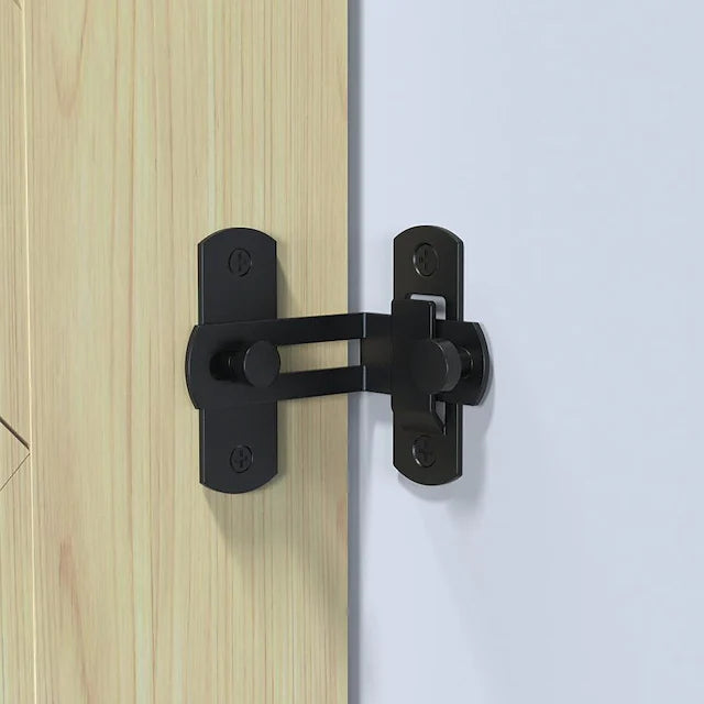 90 Degree Flip Barn Door Lock, Protect Privacy - Security Gate Latch,