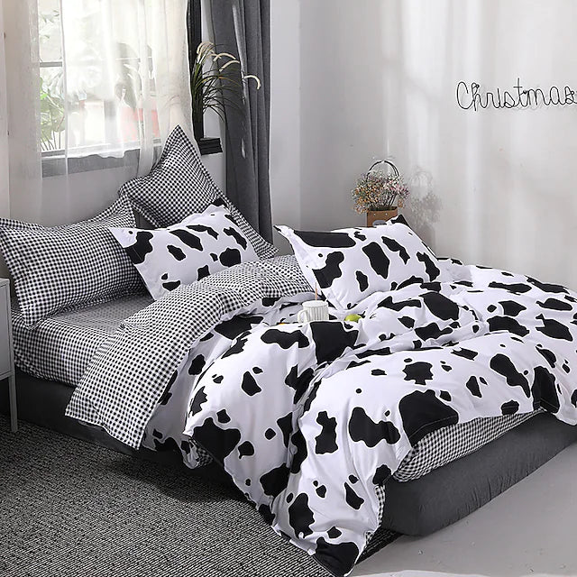 Cow Print Home Duvet Cover Set Quilt Bedding Sets Comforter Cover