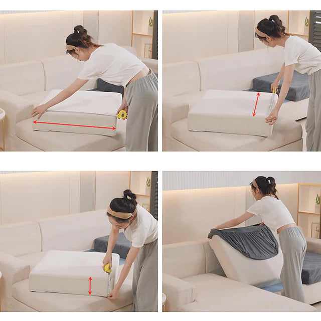 Stretch Couch Cushion Cover Cushion Slipcover for Chair Cushion Furniture Protector
