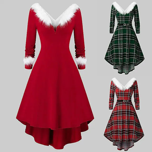 Audrey Hepburn Retro Vintage 1950s Christmas flare Cocktail Dress Vintage Dress