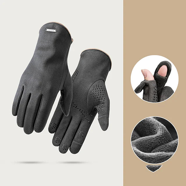 Men's 1 Pair Winter Gloves Gloves Touchscreen Gloves Work Outdoor