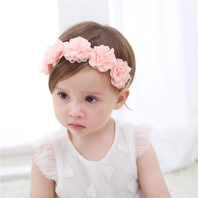 1pcs Baby Girls' Sweet Casual / Daily Wear Floral / Solid Colored Floral Style