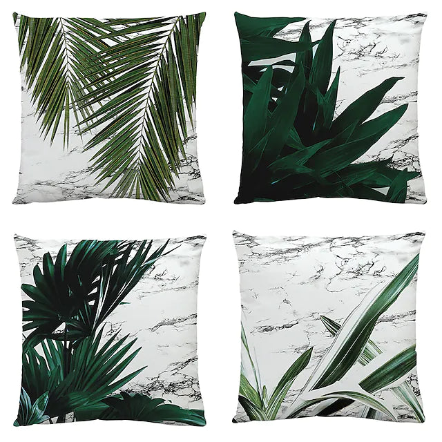 Plant Double Side Cushion Cover