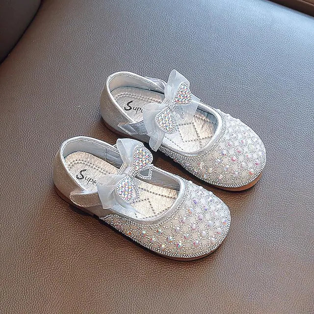 Girls' Flats Daily Glitters Flower Girl Shoes Children's Day PU