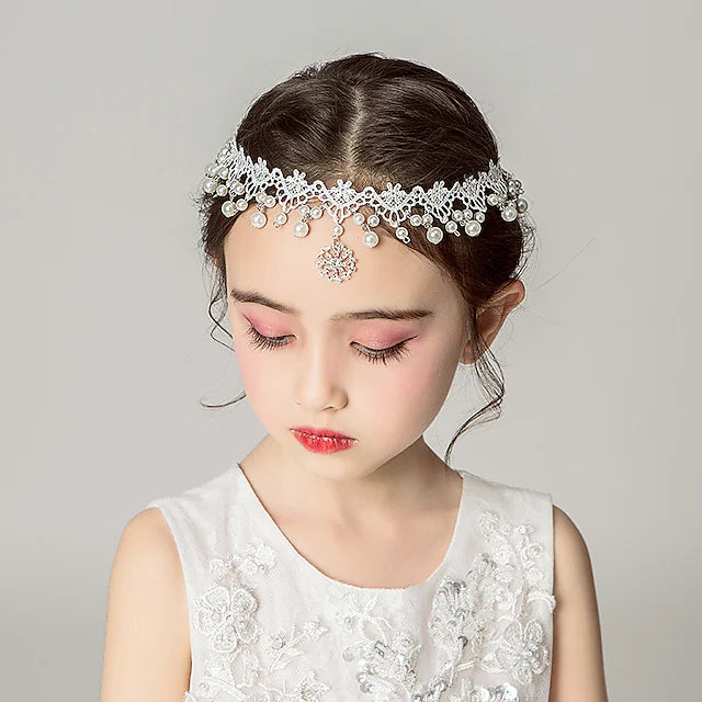 Kids Baby Girls' Jewelry Headwear Style Super Fairy Headband Necklace