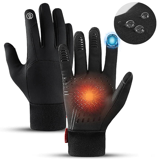 Winter Gloves Touch Gloves Anti-Slip Waterproof Warm Water Resistant Sports