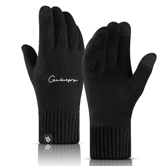 Men's 1 Pair Winter Gloves Gloves Knitted Gloves Work Outdoor Gloves
